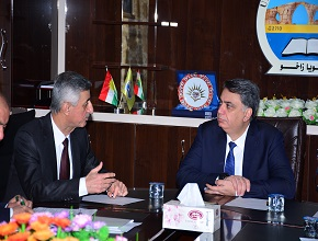 The Minister of Higher Education and Scientific Researches visited the University of Zakho
