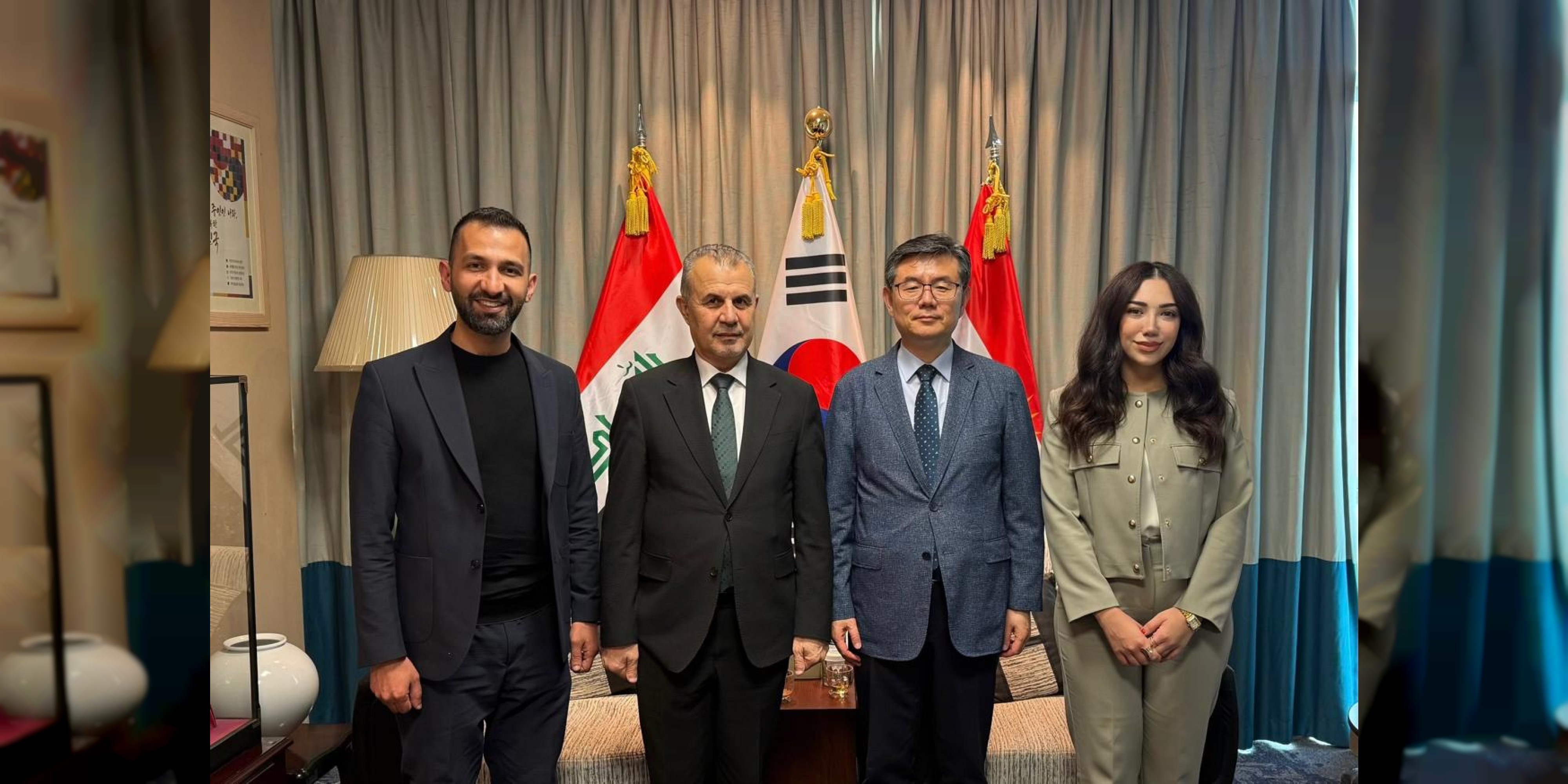 The delegation of University of Zakho visited the Consulate of the Republic of Korea in Erbil to strengthen academic cooperation and international collaboration.