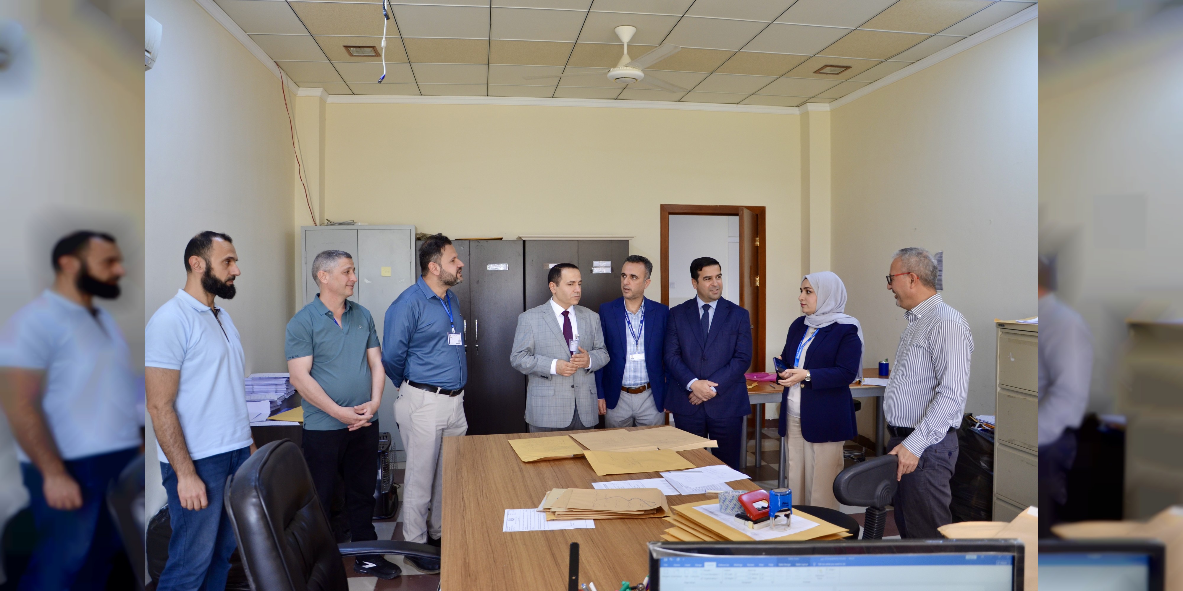 Vice President of the University of Zakho Visits Examination Committee at the College of Science