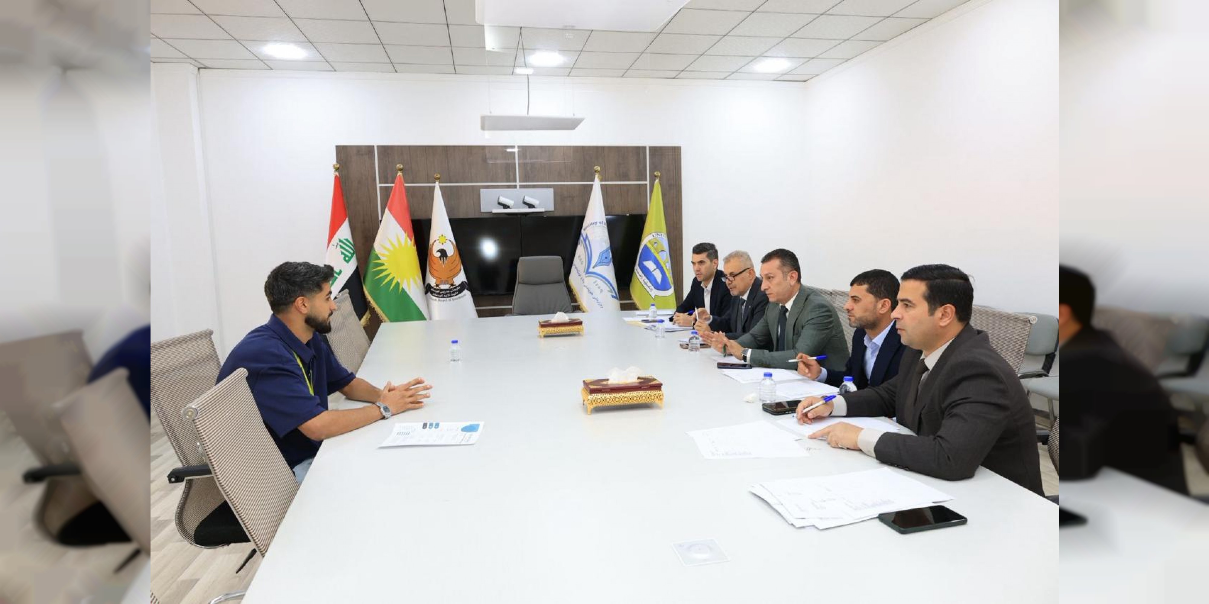 University of Zakho Conducts Interviews with Students Participating in Academic Exchange Programs to the United States and Italy