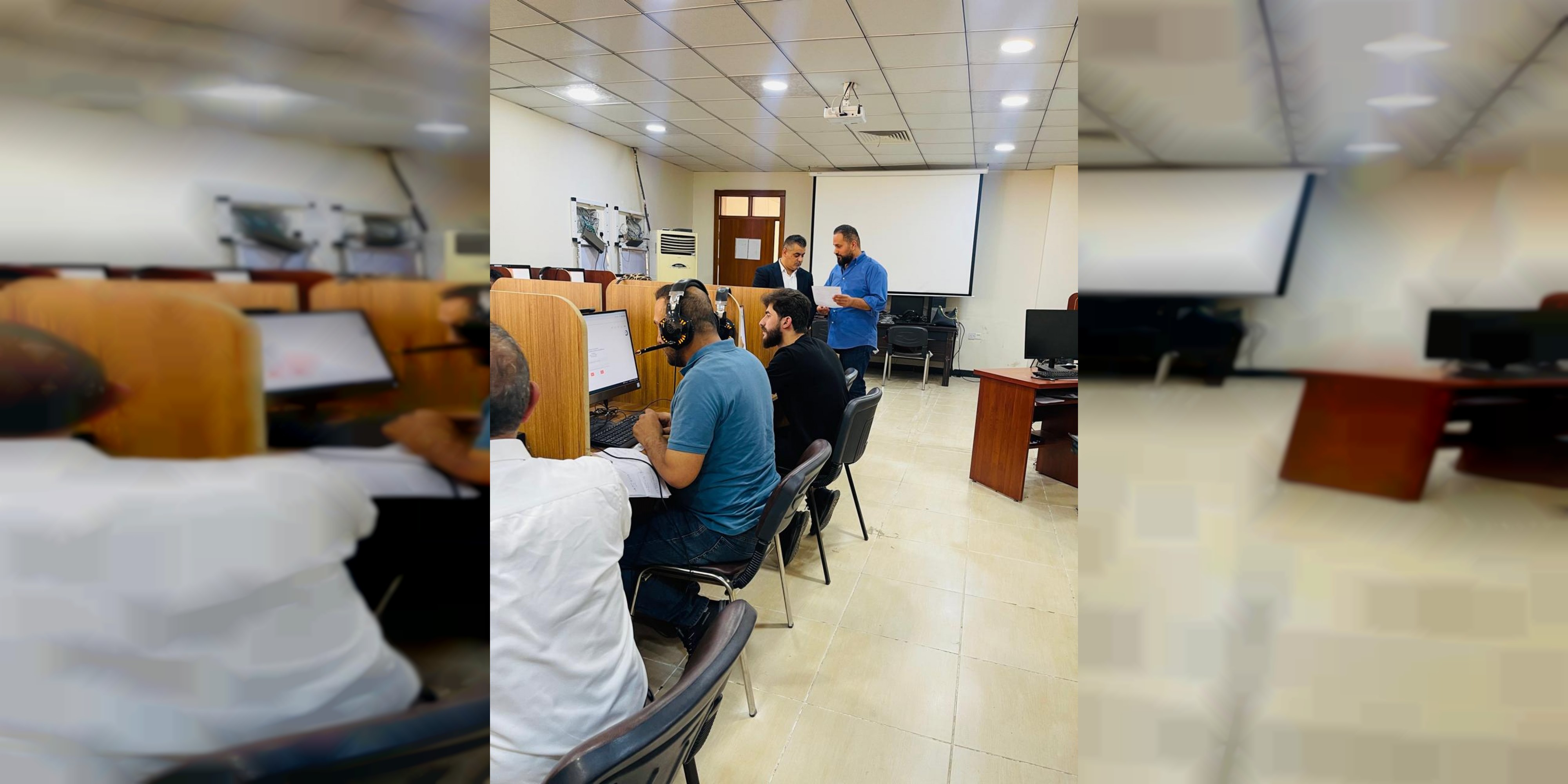 University of Zakho Language Center Begins Final Examination for the 22nd English Language Course